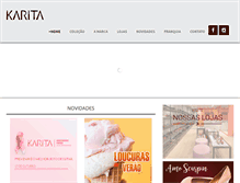 Tablet Screenshot of karita.com.br
